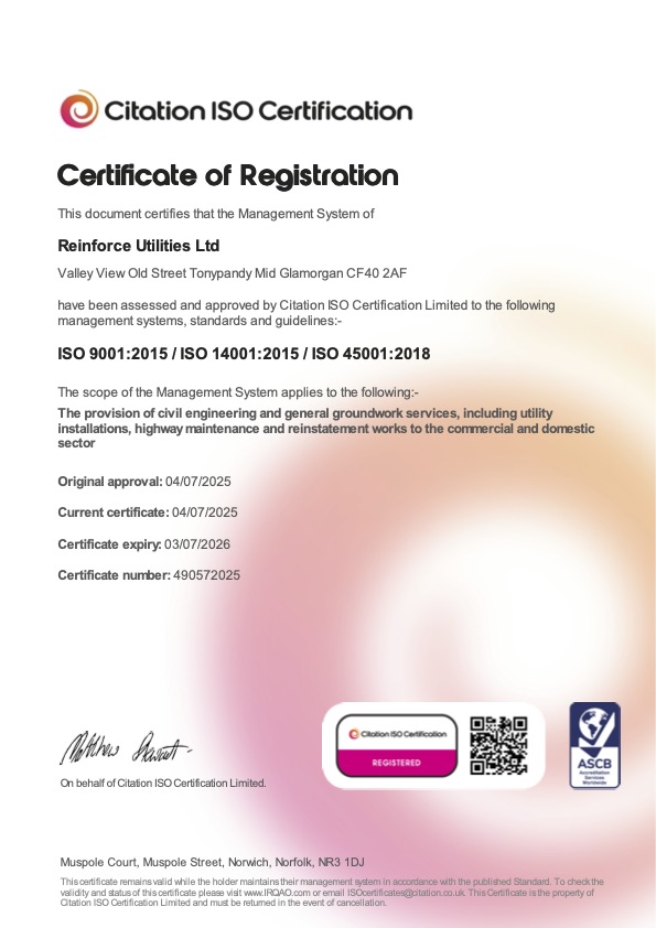 Citation ISO Certification