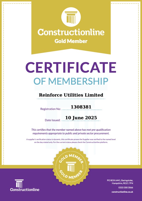 Construction Online Gold Certificate