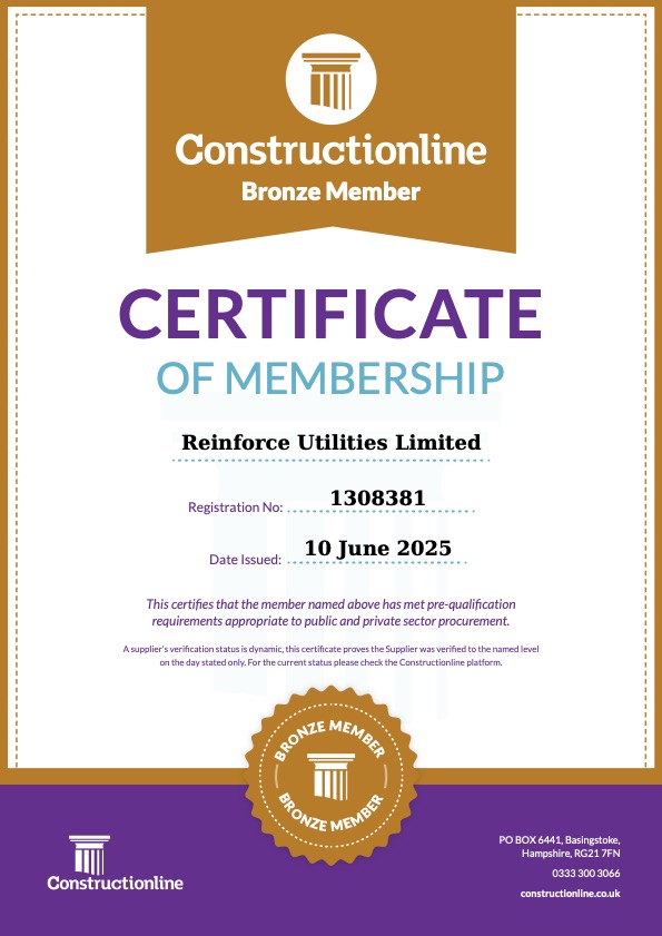Construction Online Bronze Certificate